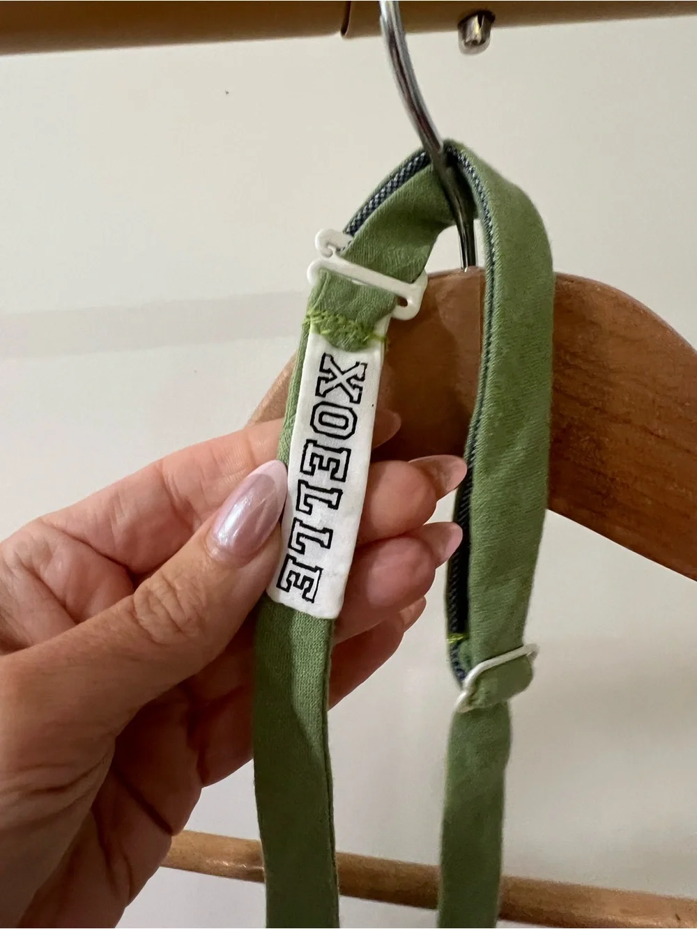 Olive Green Self-Tie Bow Tie for Kids